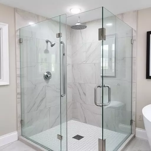 custom frameless shower enclosures lake Orion Michigan,custom frameless shower enclosure designs,benefits of custom frameless shower enclosures