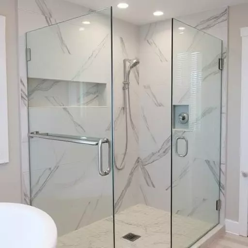 custom frameless shower enclosures lake Orion Michigan,custom frameless shower enclosure designs,benefits of custom frameless shower enclosures