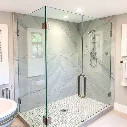 custom frameless shower enclosures lake Orion Michigan,custom frameless shower enclosure designs,benefits of custom frameless shower enclosures