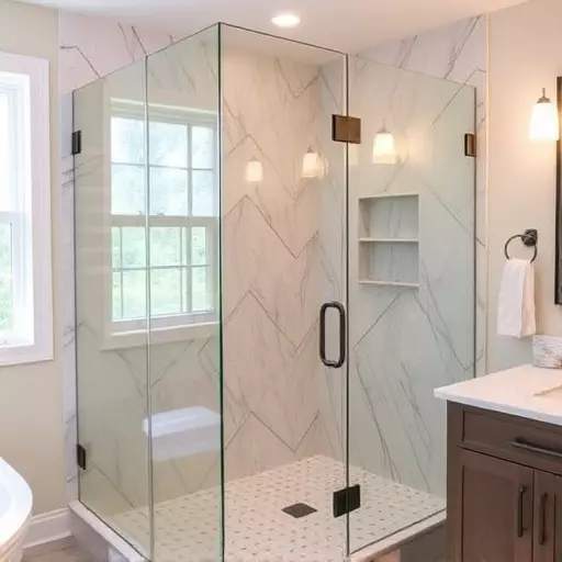 custom glass for modern bathrooms lake Orion Michigan,frameless shower doors,glass shower enclosures