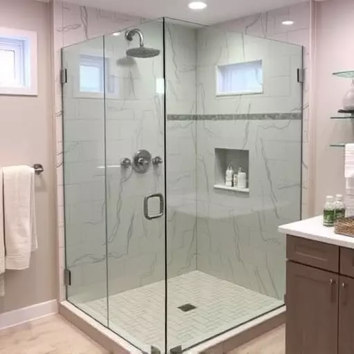 custom glass for modern bathrooms lake Orion Michigan,frameless shower doors,glass shower enclosures