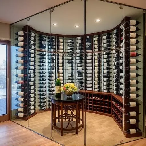 custom glass wine room toledo,custom glass wine room designs,glass types for wine rooms