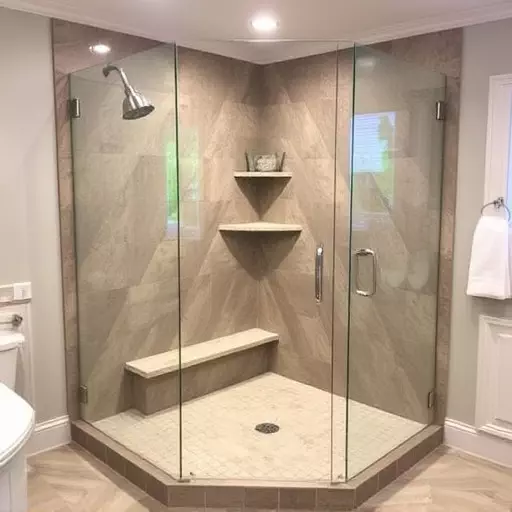 custom shower enclosures lake Orion Michigan,custom shower enclosure designs,frameless custom shower enclosures