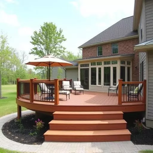 deck builders in wisconsin,custom deck design,composite decking materials