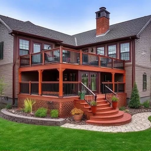 deck builders in wisconsin,custom deck design,composite decking materials