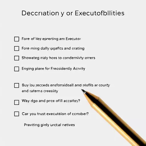 executor services for trusts and wills palo alto california,duties of an executor,executor responsibilities checklist