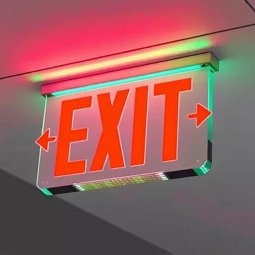 exit sign inspection services Jacksonville , LED exit sign repair , exit sign bulb replacement , emergency exit sign maintenance