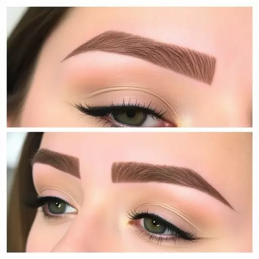 eyebrow microblading toledo,powder brow technique,ombre brows