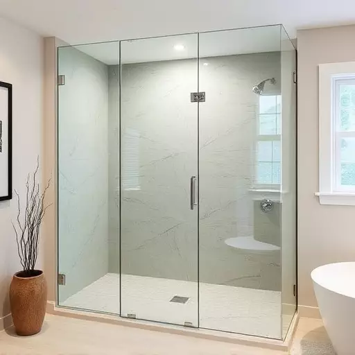 Frameless glass for minimalist interiors Troy MI,Frameless enclosures with color-tinted options
