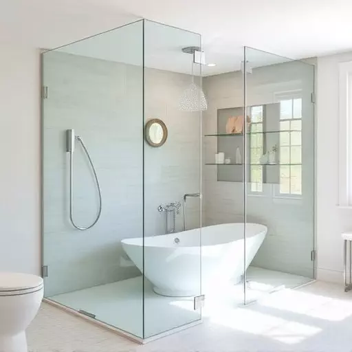 Frameless glass for minimalist interiors Troy MI,Frameless enclosures with color-tinted options