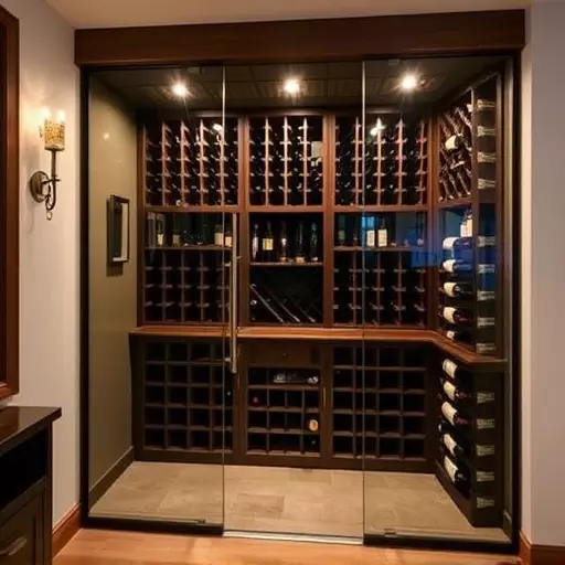 frameless glass wine enclosures lake Orion Michigan,custom wine storage solutions,frameless glass wine racks