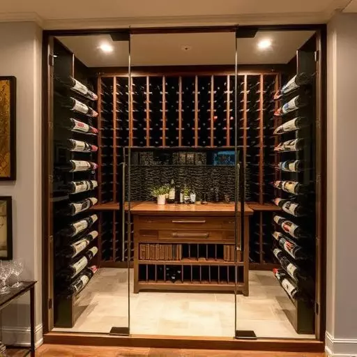 frameless glass wine enclosures lake Orion Michigan,custom wine storage solutions,frameless glass wine racks