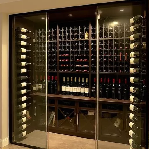 frameless glass wine enclosures lake Orion Michigan,custom wine storage solutions,frameless glass wine racks