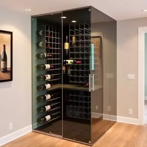 frameless glass wine enclosures lake Orion Michigan,custom wine storage solutions,frameless glass wine racks