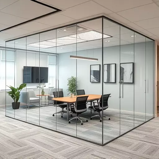 frameless office glass walls lake Orion Michigan,frameless glass partitions,modern office design with glass walls