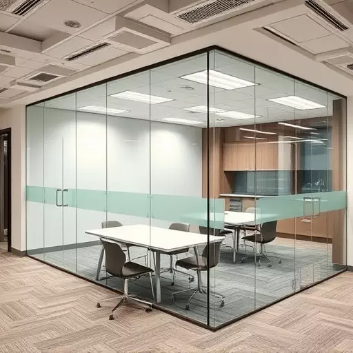 frameless office glass walls lake Orion Michigan,frameless glass partitions,modern office design with glass walls
