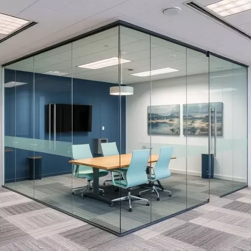 frameless office glass walls lake Orion Michigan,frameless glass partitions,modern office design with glass walls