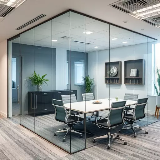 frameless office glass walls lake Orion Michigan,frameless glass partitions,modern office design with glass walls