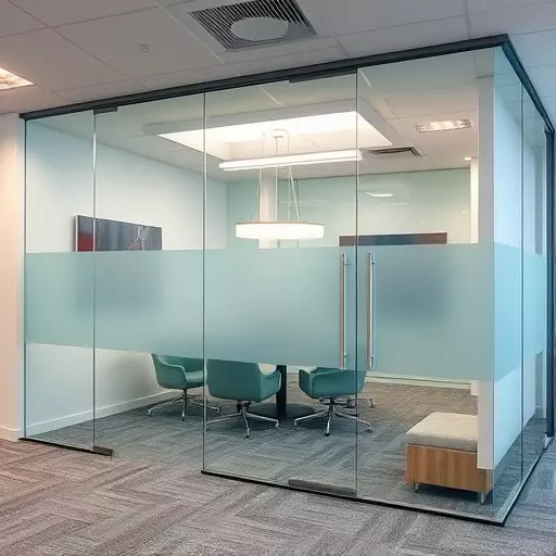 frameless office glass walls lake Orion Michigan,frameless glass partitions,modern office design with glass walls