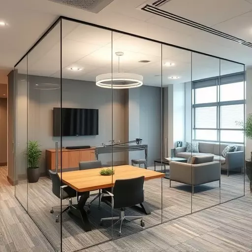 frameless office glass walls lake Orion Michigan,frameless glass partitions,modern office design with glass walls