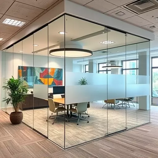 frameless office glass walls lake Orion Michigan,frameless glass partitions,modern office design with glass walls