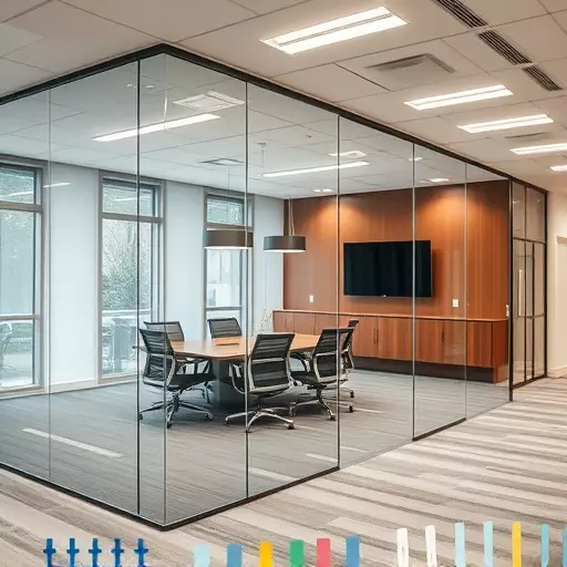 frameless office glass walls lake Orion Michigan,frameless glass partitions,modern office design with glass walls