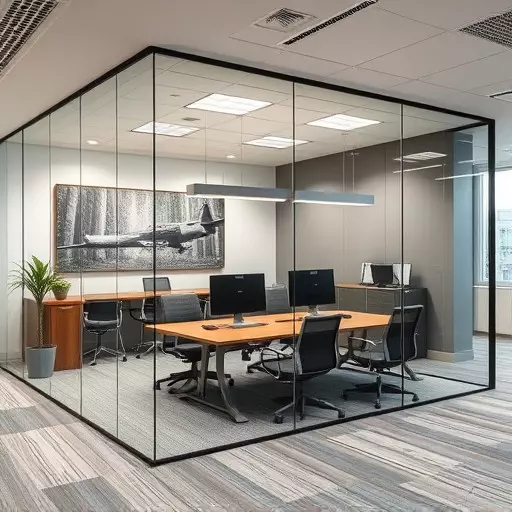 frameless office glass walls lake Orion Michigan,frameless glass partitions,modern office design with glass walls