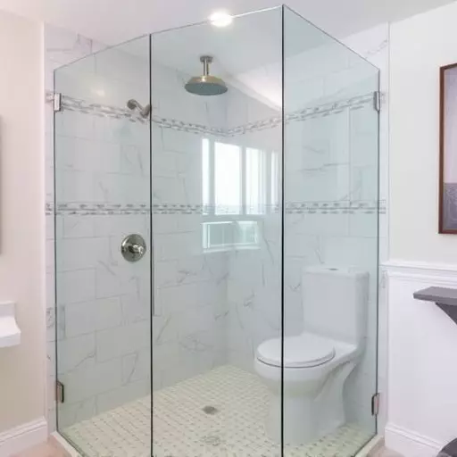 Frameless panels with UV-blocking technology Sterling Heights MI,Frameless designs for temperature-controlled showers,
