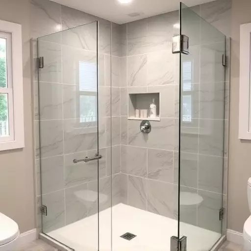 Frameless panels with UV-blocking technology Sterling Heights MI,Frameless designs for temperature-controlled showers,