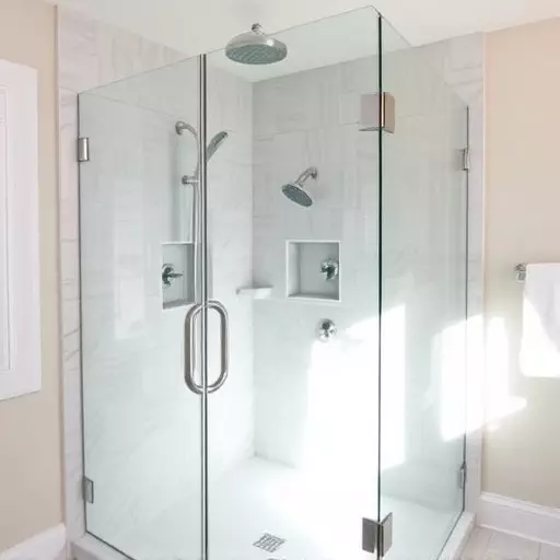Frameless panels with UV-blocking technology Sterling Heights MI,Frameless designs for temperature-controlled showers,