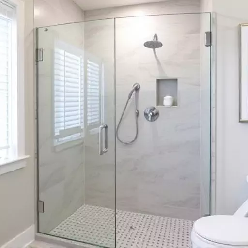 Frameless panels with UV-blocking technology Sterling Heights MI,Frameless designs for temperature-controlled showers,