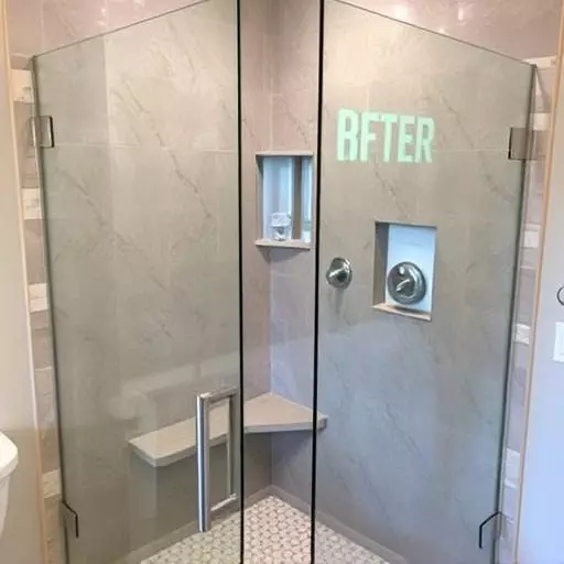 frameless shower door repair lake Orion Michigan,frameless shower door maintenance,frameless shower door seal replacement