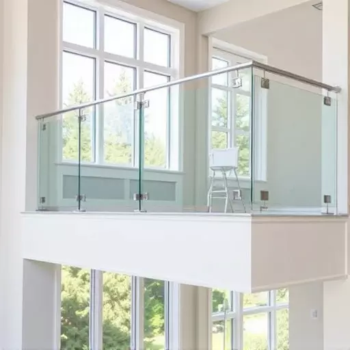 glass railings for balconies and stairs lake Orion Michigan,frameless glass railings,glass balcony railing systems