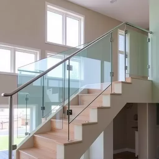 glass railings for balconies and stairs lake Orion Michigan,frameless glass railings,glass balcony railing systems