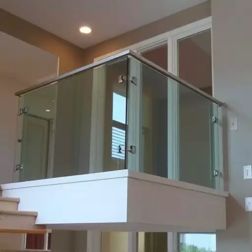 glass railings for balconies and stairs lake Orion Michigan,frameless glass railings,glass balcony railing systems