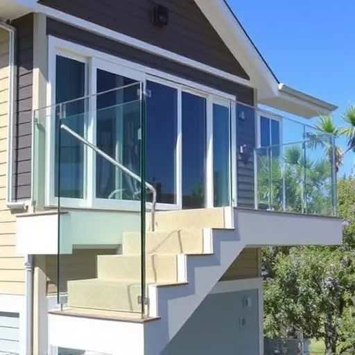 glass railings for balconies and stairs lake Orion Michigan,frameless glass railings,glass balcony railing systems