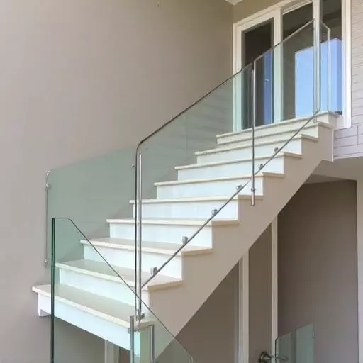 glass railings for balconies and stairs lake Orion Michigan,frameless glass railings,glass balcony railing systems