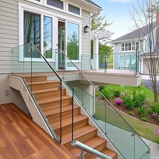 glass railings for homes lake Orion Michigan,glass railing designs for homes,frameless glass railings