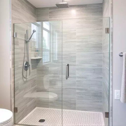 Glass Shower Door Installation Rochester Hills MI,Textured shower glass for anti-slip surfaces,Frameless glass compatibility with bathroom tiles