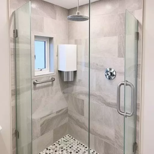 Glass Shower Door Installation Rochester Hills MI,Textured shower glass for anti-slip surfaces,Frameless glass compatibility with bathroom tiles
