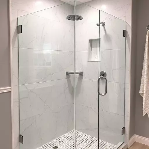 Glass Shower Door Installation Rochester Hills MI,Textured shower glass for anti-slip surfaces,Frameless glass compatibility with bathroom tiles