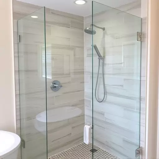 Glass Shower Door Installation Rochester Hills MI,Textured shower glass for anti-slip surfaces,Frameless glass compatibility with bathroom tiles