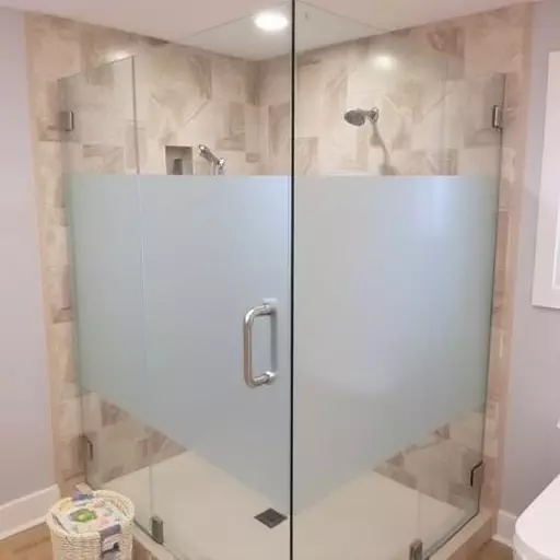 Glass Shower Door Installation Southfield MI,Frameless glass shower enclosures for large bathrooms, Frosted shower doors for privacy-focused designs