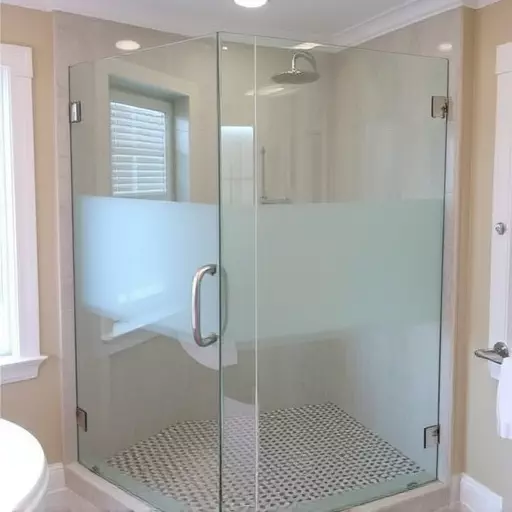 Glass Shower Door Installation Southfield MI,Frameless glass shower enclosures for large bathrooms, Frosted shower doors for privacy-focused designs