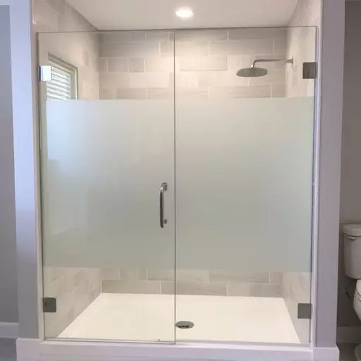Glass Shower Door Installation Southfield MI,Frameless glass shower enclosures for large bathrooms, Frosted shower doors for privacy-focused designs