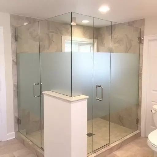 Glass Shower Door Installation Southfield MI,Frameless glass shower enclosures for large bathrooms, Frosted shower doors for privacy-focused designs