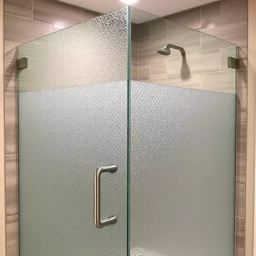 Glass Shower Door Installation Waterford MI,Frosted shower doors for privacy-focused designs,Textured shower glass for anti-slip surfaces