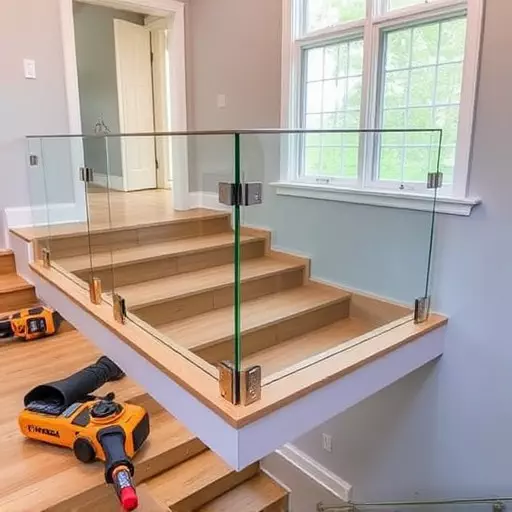 modern glass railings installation lake Orion Michigan,modern glass railings installation guide,tools needed for glass railing installation