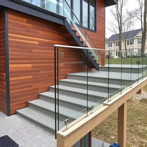 modern glass railings installation lake Orion Michigan,modern glass railings installation guide,tools needed for glass railing installation