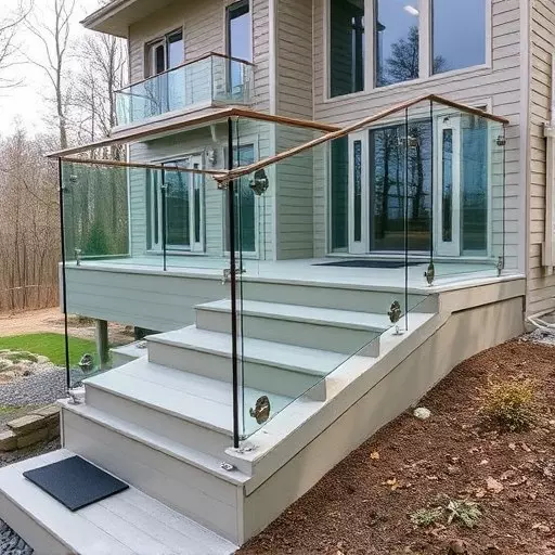modern glass railings installation lake Orion Michigan,modern glass railings installation guide,tools needed for glass railing installation
